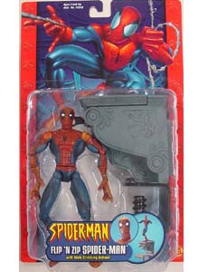 TOYBIZ SPIDER-MAN CLASSICS SERIES 7 FLIP'N ZIP SPIDER-MAN