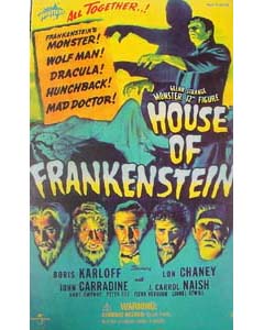 SIDESHOW 12インチ HOUSE OF FRANKENSTEIN THE MONSTER : GLENN STRANGE 開封済み中古美品特価