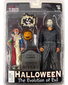 NECA CULT CLASSICS HALLOWEEN THE EVOLUTION OF EVIL 2PACK