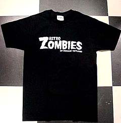 ASTRO ZOMBIES / ロゴTシャツ(モノクロ版）