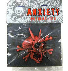 PUSHEAD オフィシャルピンズ ANXIETY RED