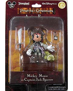 PIRATES OF THE CARIBBEAN USAディズニーテーマパーク限定 フィギュア MICKEY MOUSE AS CAPTAIN JACK SPARROW