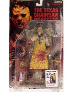 McFARLANE MOVIE MANIACS 1 THE TEXAS CHAINSAW MASSACRE LEATHERFACE [血飛沫パッケージ]