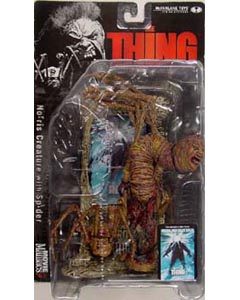 McFARLANE MOVIE MANIACS 3 THING NORRIS CREATURE WITH SPIDER ブリスターヤケ特価