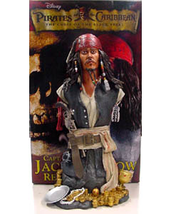 NECA PIRATES OF THE CARIBBEAN CAPT. JACK SPARROW ミニバスト