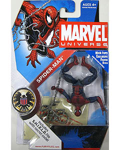 HASBRO MARVEL UNIVERSE SERIES 1 #032 SPIDER MAN [ポーズ違い・逆さ向き] [DARK BLUE & RED] 台紙傷み特価