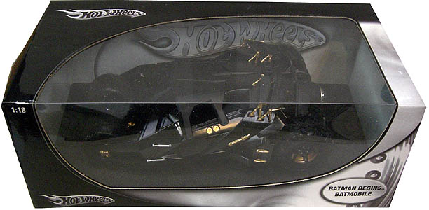 MATTEL BATMAN BEGINS HOT WHEELS 1/18スケール ダイキャスト製 BATMOBILE