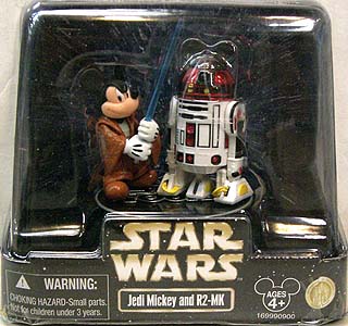 STAR WARS USA ディズニーテーマパーク限定フィギュア JEDI MICKEY AND R2-MK 2PACK