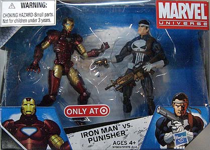 HASBRO MARVEL UNIVERSE USA TARGET限定 2PACK #002 IRON MAN VS. PUNISHER