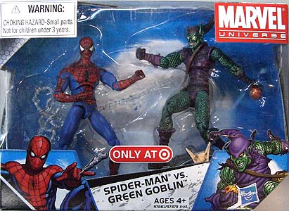 HASBRO MARVEL UNIVERSE USA TARGET限定 2PACK #003 SPIDER-MAN VS. GREEN GOBLIN