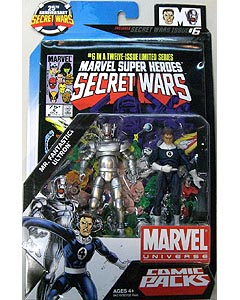 HASBRO MARVEL UNIVERSE COMIC PACKS SECRET WARS MR.FANTASTIC & ULTRON