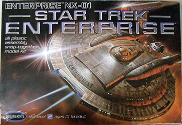 POLAR LIGHTS 1/1000スケール STAR TREK ENTERPRISE ENTERPRISE NX-01 組み立て式プラモデル