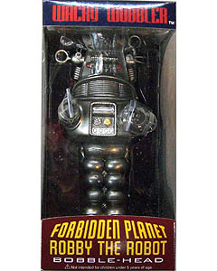 FUNKO WACKY WOBBLER FORBIDDEN PLANET ROBBY THE ROBOT BOBBLE HEAD