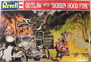 REVELL ED ROTH OUTLAW WITH ROBBIN HOOD FINK 組み立て式プラモデル