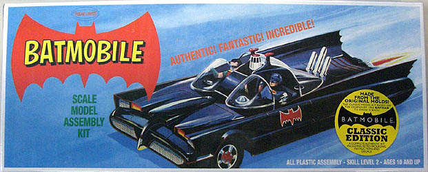 POLAR LIGHTS 1/32スケール 1966 BATMOBILE 組み立て式プラモデル クラシックエディション