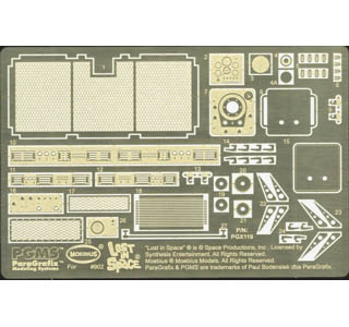 PARAGRAFIX メビウスモデル シャリオット 宇宙探検車専用 エッチングパーツ&デカールセット / PGX119