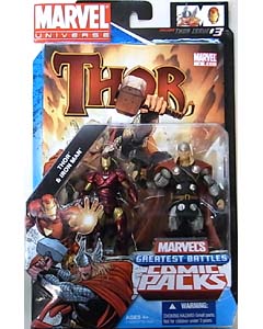 HASBRO MARVEL UNIVERSE COMIC PACKS THOR THOR & IRON MAN