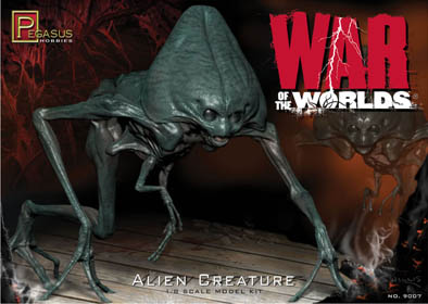 ワケアリ特価 PEGASUS HOBBIES 1/8スケール THE WAR OF THE WORLDS [2005] ALIEN CREATURE 組み立て式プラモデル