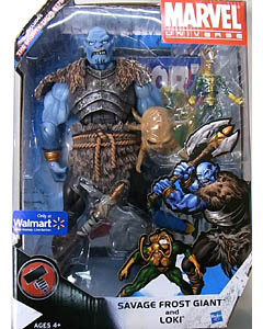 HASBRO MARVEL UNIVERSE WALMART限定 SAVAGE FROST GIANT AND LOKI