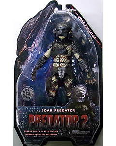 NECA PREDATORS 7インチアクションフィギュア シリーズ4 PREDATOR 2 BOAR PREDATOR 台紙傷み&ブリスターハガレ特価