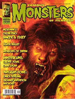 FAMOUS MONSTERS OF FILMLAND #259 [Rick Bakerカバー]