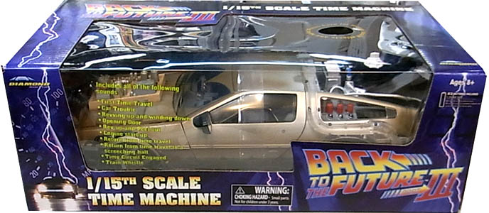 DIAMOND SELECT BACK TO THE FUTURE PART III 1/15スケール TIME MACHINE [RAIL READY VER.]