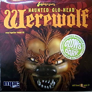 MPC HAUNTED GLO-HEAD WEREWOLF 組み立て式プラモデル