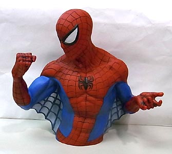 MONOGRAM SPIDER-MAN SPIDER-MAN BUST BANK ソフビ製