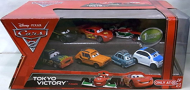 MATTEL CARS2 USA TARGET限定 TOKYO VICTORY 7PACK