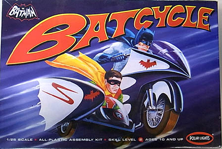 POLAR LIGHTS 1/25スケール 1966 BATCYCLE 組み立て式プラモデル