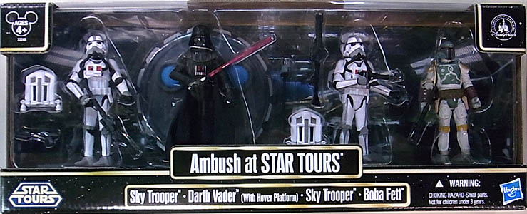 STAR WARS USAディズニーテーマパーク限定 STAR TOURS AMBUSH AT STAR TOURS 4PACK