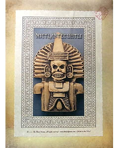 MICTLANTECUHTLI PLAQUE 壁掛け [ANTIQUED FINISH]