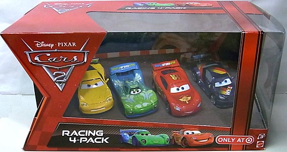 MATTEL CARS2 USA TARGET限定 RACING 4-PACK JEFF GORVETTE入り