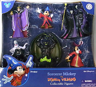 DISNEY USAディズニーテーマパーク限定 FIGURE SET SORCERER MICKEY VS. DISNEY VILLAINS