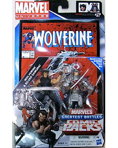 HASBRO MARVEL UNIVERSE COMIC PACKS WOLVERINE WOLVERINE & SILVER SAMURAI 台紙傷み特価