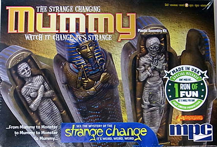 MPC 1/12スケール STRANGE CHANGE MUMMY 組み立て式プラモデル パッケージ傷み特価