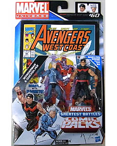 HASBRO MARVEL UNIVERSE COMIC PACKS AVENGERS WEST COAST WONDERMAN & QUICKSILVER