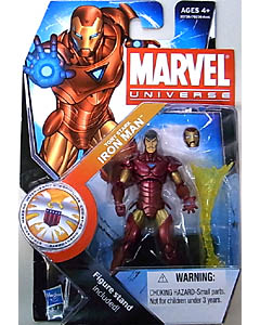 HASBRO MARVEL UNIVERSE SERIES 3 #022 TONY STARK IRON MAN [TONY STARK NAMEPLATE]