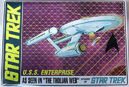 AMT 1/650スケール STAR TREK U.S.S. ENTERPRISE THOLIAN WEB EDITION 組み立て式プラモデル パッケージ傷み特価