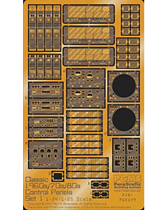 PARAGRAFIX 1/24 & 1/25スケール クラシックビークル対応 コントロールパネルエッチングセット / PGX149