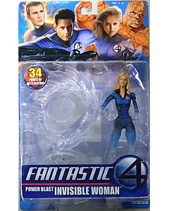 TOYBIZ 映画版FANTASTIC FOUR POWER BLAST INVISIBLE WOMAN [半透明] [台紙のインビジブルウーマンが半透明]