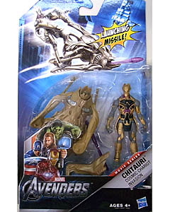 HASBRO 映画版 THE AVENGERS 3.75インチ MOVIE SERIES CHITAURI COSMIC CHARIOT INVASION