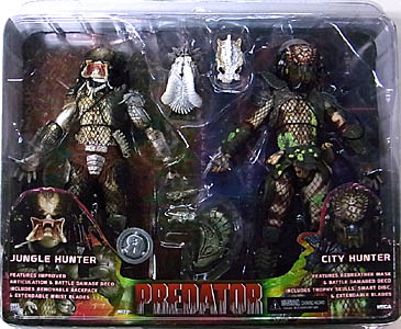 NECA PREDATORS USA TOYSRUS限定 2PACK PREDATOR JUNGLE HUNTER & PREDATOR 2 CITY HUNTER [BATTLE DAMAGED] [国内版]