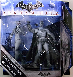 MATTEL BATMAN LEGACY 2PACK SERIES 3 VARIANT ARKHAM CITY BATMAN & CATWOMAN