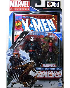 HASBRO MARVEL UNIVERSE COMIC PACKS X-MEN GAMBIT &amp; MISTER SINISTER