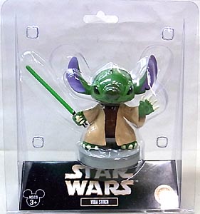 STAR WARS USA ディズニーテーマパーク限定 レジン製 BOBBLE HEAD YODA STITCH