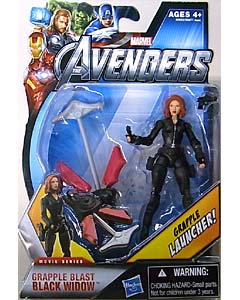 HASBRO 映画版 THE AVENGERS 3.75インチ MOVIE SERIES GRAPPLE BLAST BLACK WIDOW