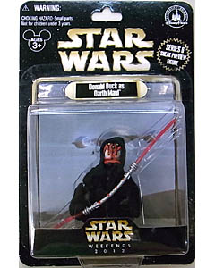 STAR WARS USA ディズニーテーマパーク 2012年 WEEKEND限定 フィギュア シリーズ6 DONALD DUCK AS DARTH MAUL [SNEAK PREVIEW FIGURE]