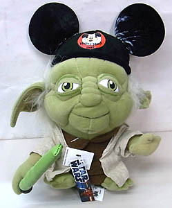 STAR WARS USA ディズニーテーマパーク限定 YODA WITH MICKEY EAR HAT PLUSH 