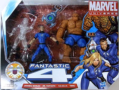 HASBRO MARVEL UNIVERSE 4PACK VARIANT FANTASTIC 4 [INVICIBLE WOMAN CLEAR]